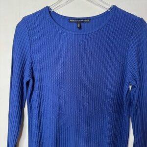 White House Black Market textured sweater size small